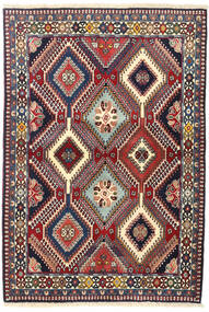  Persian Yalameh Rug 102X153 Dark Pink/Red Carpetvista