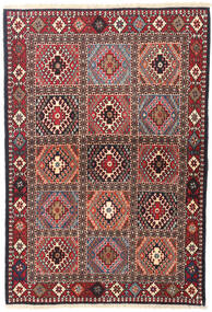 101X147 Dywan Orientalny Yalameh Czerwony/Beżowy (Wełna, Persja/Iran) Carpetvista