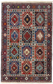  Orientalisk Yalameh Matta 82X128 Mörkrosa/Röd Ull, Persien/Iran Carpetvista
