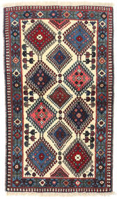  Yalameh Rug 76X133 Persian Wool Red/Beige Small Carpetvista