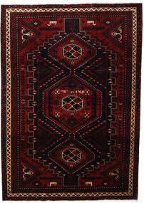  Orientalischer Lori Teppich 219X307 Dunkelrot Wolle, Persien/Iran Carpetvista