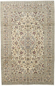  Keshan Rug 198X307 Persian Wool Beige/Dark Grey Carpetvista