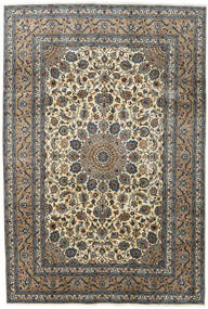  Persischer Kashmar Teppich 197X292 Beige/Dunkelgrau (Wolle, Persien/Iran)