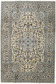  Persischer Keshan Teppich 196X292 Grau/Dunkelgrau (Wolle, Persien/Iran)