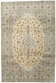 Keshan Teppich 201X299 Beige/Orange Wolle, Persien/Iran Carpetvista
