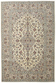 198X296 Keshan Rug Oriental Beige/Orange (Wool, Persia/Iran) Carpetvista