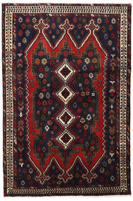 Afshar Teppich 114X172 Dunkelrosa/Dunkelrot Wolle, Persien/Iran Carpetvista