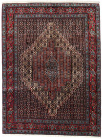  122X165 Senneh Teppich Dunkelrot/Rot Persien/Iran Carpetvista
