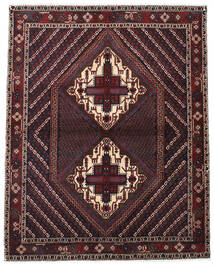133X170 Afshar Shahre Babak Teppich Orientalischer Dunkelrot/Rot (Wolle, Persien/Iran) Carpetvista