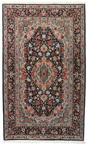絨毯 オリエンタル クム Kork/シルク 120X198 ダークレッド/レッド (ウール, ペルシャ/イラン)