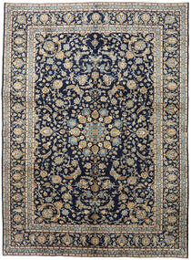  Persisk Keshan Tæppe 289X397 Mørkeblå/Mørkegrå Carpetvista