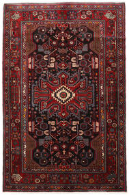  161X248 Hamadan Rug Dark Red/Red Persia/Iran Carpetvista