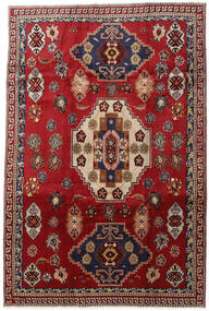 Tapete Ghashghai 194X294 Vermelho/Vermelho Escuro (Lã, Pérsia/Irão)