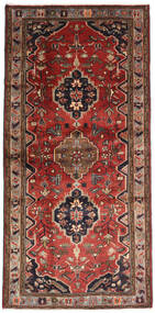 98X204 絨毯 オリエンタル ハマダン レッド/茶色 (ウール, ペルシャ/イラン) Carpetvista
