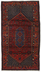  Orientalsk Hamadan Tæppe 108X198 Mørkerød/Rød Uld, Persien/Iran Carpetvista