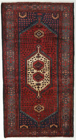  Persialainen Hamadan Matot Matto 105X194 Tummanpunainen/Punainen (Villa, Persia/Iran)