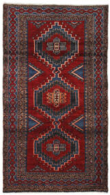 104X189 Hamadan Teppich Orientalischer Dunkelrot/Dunkelrosa (Wolle, Persien/Iran) Carpetvista