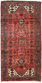 絨毯 ハマダン 100X200 レッド/茶色 (ウール, ペルシャ/イラン)