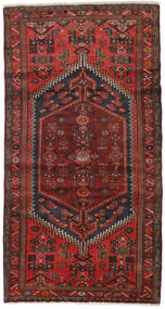  100X188 Medallion Small Hamadan Rug Wool, Carpetvista