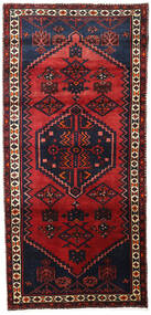  Persisk Hamadan Teppe 100X210 Mørk Rosa/Mørk Rød (Ull, Persia/Iran)