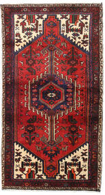 Hamadan Rug 103X188 Dark Red/Red Wool, Persia/Iran Carpetvista