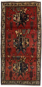  Persischer Afshar Teppich 105X216 Braun/Rot (Wolle, Persien/Iran)