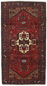  Persischer Hamadan Teppich 105X195 Dunkelrot/Rot (Wolle, Persien/Iran)