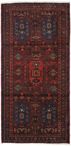  Orientalsk Hamadan Teppe 108X219 Mørk Rød/Rød Ull, Persia/Iran Carpetvista