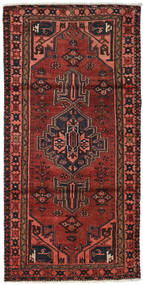  Hamadan Rug 104X211 Persian Wool Dark Red/Red Small Carpetvista