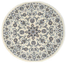  Ø 150 絨毯 オリエンタル ナイン ラウンド グレー/ベージュ (ウール, ペルシャ/イラン) Carpetvista