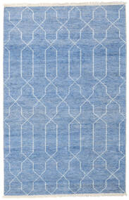  Bamboo Silk Handloom Rug 160X230 Blue/Light Blue Carpetvista