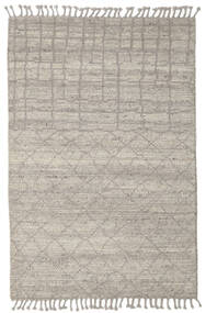  Berber Ribbed 絨毯 160X230 ウール ベージュ/グレー Carpetvista