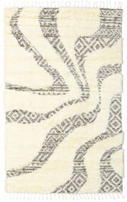  Barchi/Moroccan Berber - Indo 160X230 ウール 絨毯 ベージュ/イエロー Carpetvista