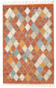  Berber Ribbed 絨毯 160X230 ウール オレンジ/ベージュ Carpetvista