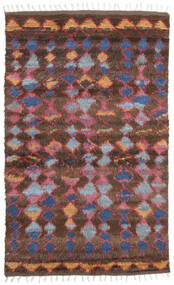  Barchi/Moroccan Berber - Indo 160X230 ウール 絨毯 レッド/茶色 Carpetvista