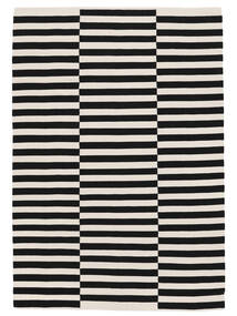  200X300 Striped Moderno Rug - Black/White Cotton