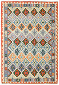 Tapete Kilim Afegão Old Style 172X249 Cinzento/Bege (Lã, Afeganistão)