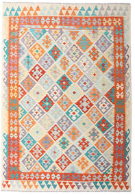 Koberec Orientální Kelim Afghán Old Style 171X248 Béžová/Oranžová (Vlna, Afghánistán)