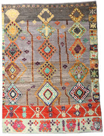  144X194 Moroccan Berber - Afghanistan Teppich Braun/Beige Afghanistan Carpetvista