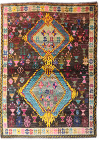  Moroccan Berber - Afghanistan 124X172 ウール 絨毯 レッド/ダークレッド 小 Carpetvista