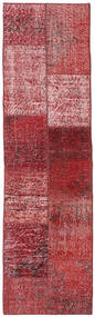 絨毯 Patchwork - Turkiet 58X201 廊下 カーペット レッド (ウール, トルコ)