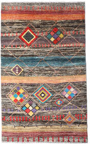  Moroccan Berber - Afghanistan 112X184 울 러그 빨간색/갈색 소 Carpetvista