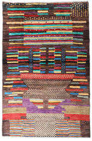 114X177 絨毯 Moroccan Berber - Afghanistan モダン レッド/ダークレッド (ウール, アフガニスタン) Carpetvista