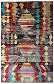 115X182 絨毯 Moroccan Berber - Afghanistan モダン レッド/グレー (ウール, アフガニスタン) Carpetvista