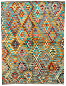 Moroccan Berber - Afghanistan Matto 177X232 Vihreä/Tummankeltainen Villa, Afganistan Carpetvista