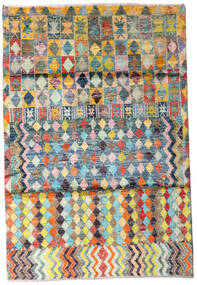 119X174 絨毯 Moroccan Berber - Afghanistan モダン グレー/ベージュ (ウール, アフガニスタン) Carpetvista