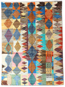 144X198 Tapis Moroccan Berber - Afghanistan Moderne Beige/Marron (Laine, Afghanistan) Carpetvista