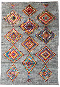  125X178 Small Moroccan Berber - Afghanistan Wool, Rug Carpetvista