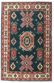  98X152 Kazak Fine Teppich Rot/Dunkeltürkis Afghanistan Carpetvista
