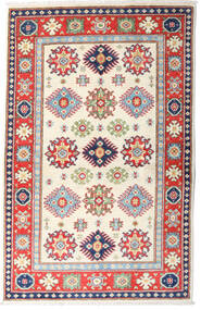  97X151 Kazak Fine Teppich Beige/Rot Afghanistan Carpetvista